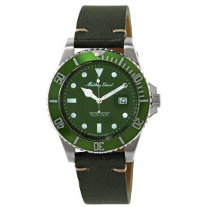 mathey tissot mathey vintage quartz green dial men's watch h9010alv