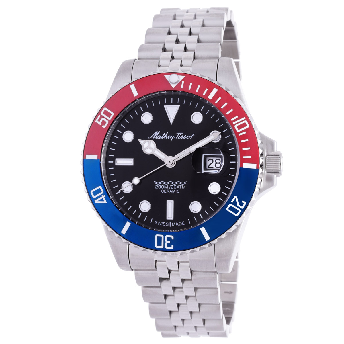 mathey tissot mathy ceramic quartz black dial men's watch h901crar mathey tissot mathy ceramic quartz black dial men's watch h901crar