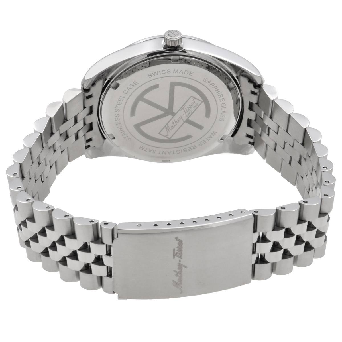 mathey tissot mathy day date quartz silver dial men's watch h510as mathey tissot mathy day date quartz silver dial men's watch h510as