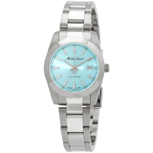 mathey tissot mathy i le quartz blue dial ladies watch d451bu