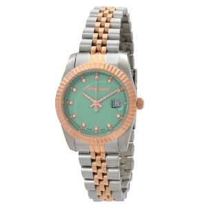 mathey tissot mathy iii quartz green dial ladies watch d810rv