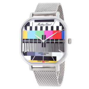 mathey tissot monsoon square multi color dial men's watch h7917tv