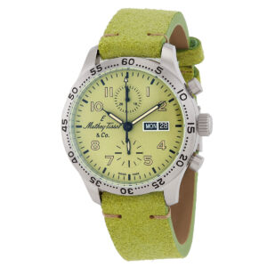 mathey tissot type 21 chrono auto chronograph automatic green dial men's watch h1821chtlv
