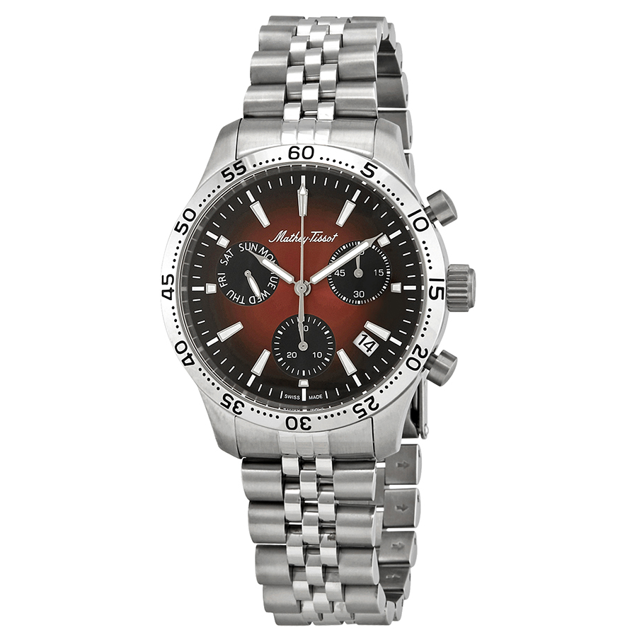 mathey tissot type 22 chronograph red dial men's watch h1822char mathey tissot type 22 chronograph red dial men's watch h1822char