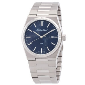 mathey tissot zeus blue dial men's watch h118abu