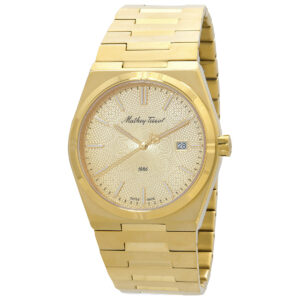 mathey tissot zeus champagne dial men's watch h118pdi