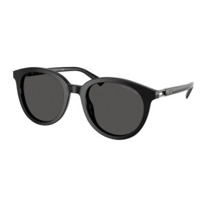 michael kors big bend dark gray solid round men's sunglasses 0mk2227 300587 53