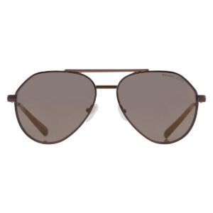 michael kors brentwood olive mirror pilot men's sunglasses mk1168 10014t 58