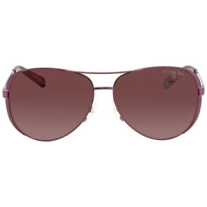 michael kors chelsea burgundy gradient pilot ladies sunglasses mk5004 11588h 59