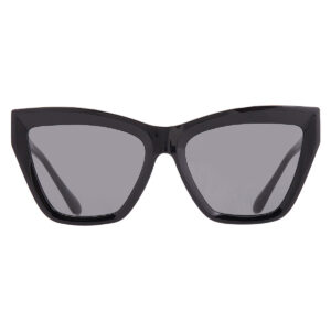 michael kors dark grey solid cat eye ladies sunglasses mk2211u 30053f 57
