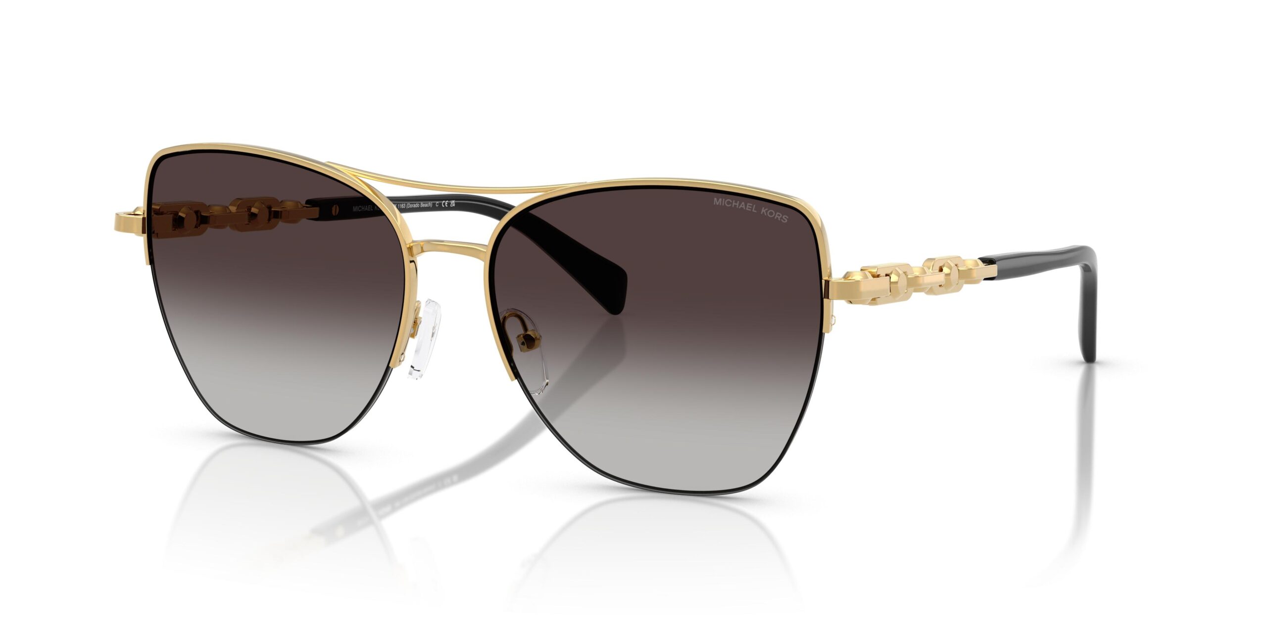 michael kors dorado beach grey gradient cat eye ladies sunglasses mk1163 18968g 57 michael kors dorado beach grey gradient cat eye ladies sunglasses mk1163 18968g 57