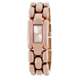 michael kors hally quartz rose gold dial ladies watch mk4954
