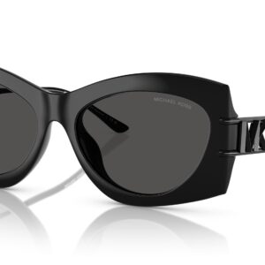 michael kors navarra grey irregular ladies sunglasses mk2235u 300587 57