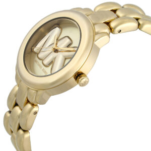michael kors phoebe quartz gold dial ladies watch mk4923