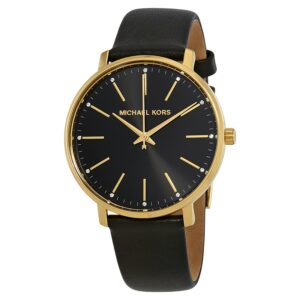 michael kors pyper crystal black dial ladies watch mk2747