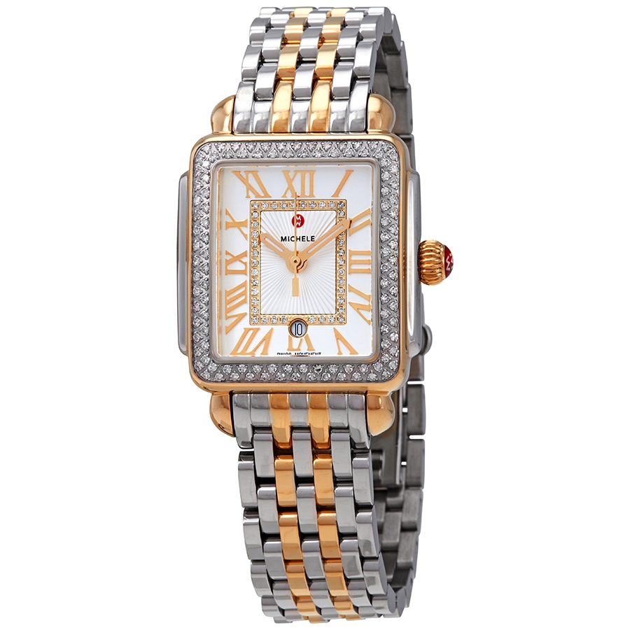 michele deco madison diamond white dial ladies watch mww06g000002 michele deco madison diamond white dial ladies watch mww06g000002