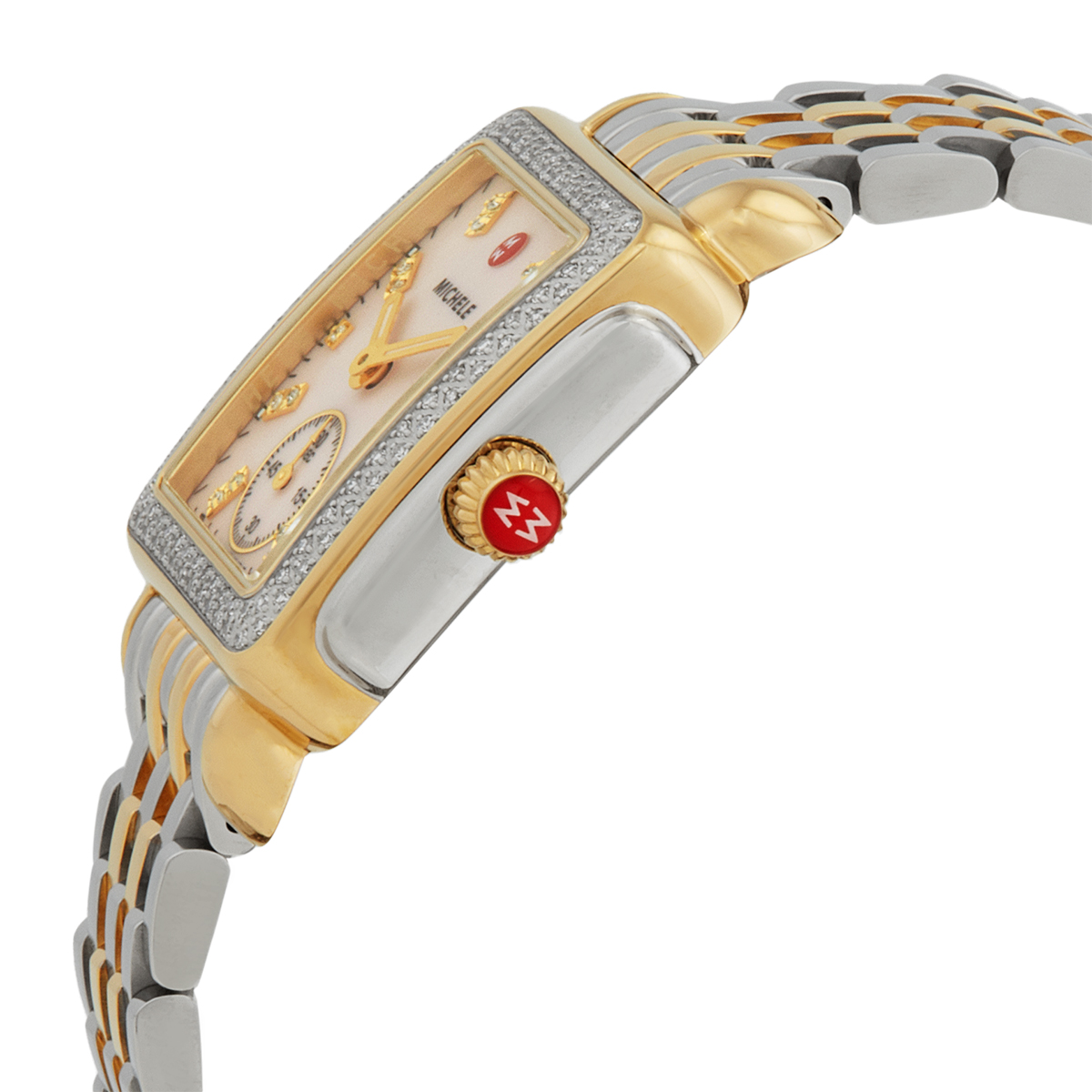 michele deco mid quartz diamond ladies watch mww06v000129 michele deco mid quartz diamond ladies watch mww06v000129