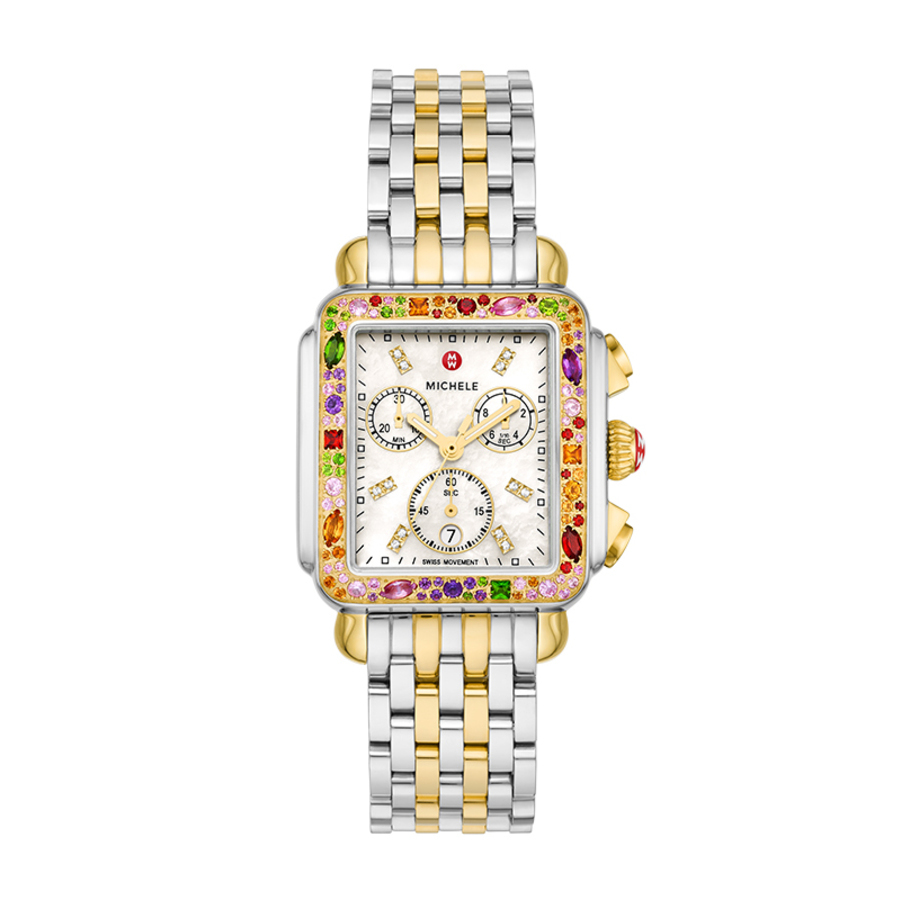 michele deco soiree chronograph quartz diamond ladies watch mww06a000801 michele deco soiree chronograph quartz diamond ladies watch mww06a000801