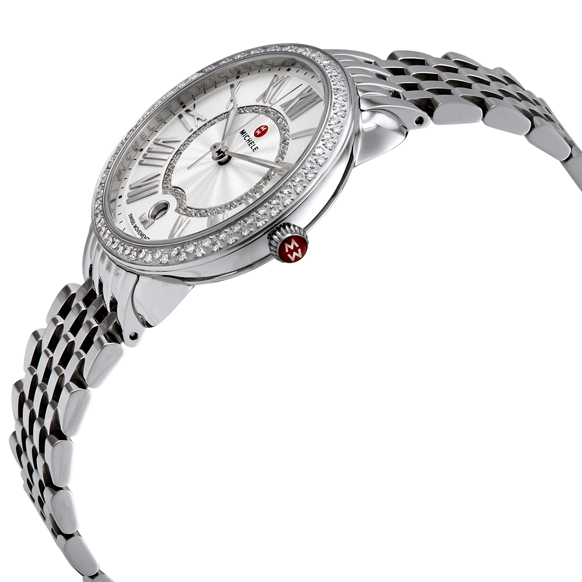 michele serein white sunray dial diamond ladies watch mww21b000143 michele serein white sunray dial diamond ladies watch mww21b000143
