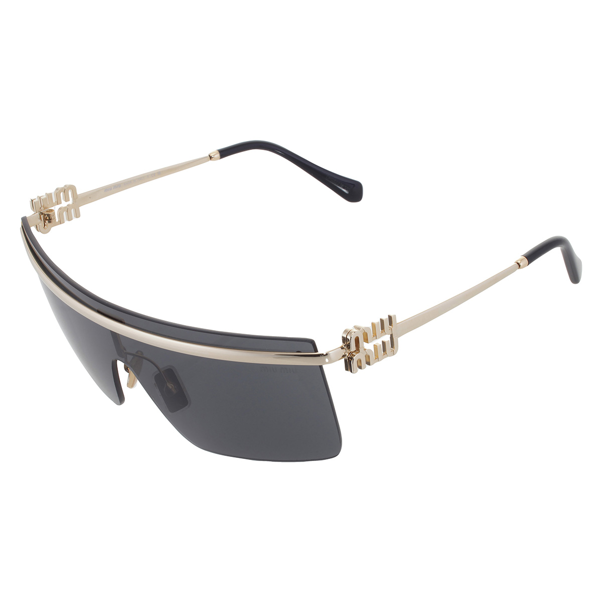 miu miu dark grey shield ladies sunglasses mu 50zs 5ak5s0 142 miu miu dark grey shield ladies sunglasses mu 50zs 5ak5s0 142