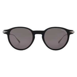 montblanc grey round men's sunglasses mb0407s 002 49