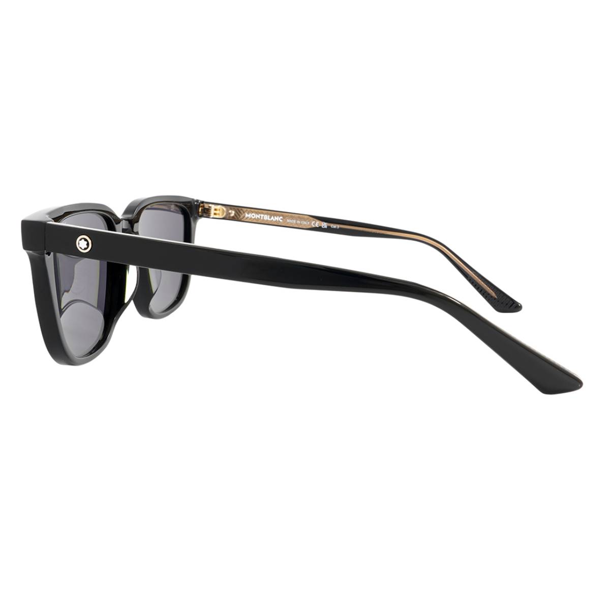 montblanc smoke square men's sunglasses mb0258sa 001 55 montblanc smoke square men's sunglasses mb0258sa 001 55
