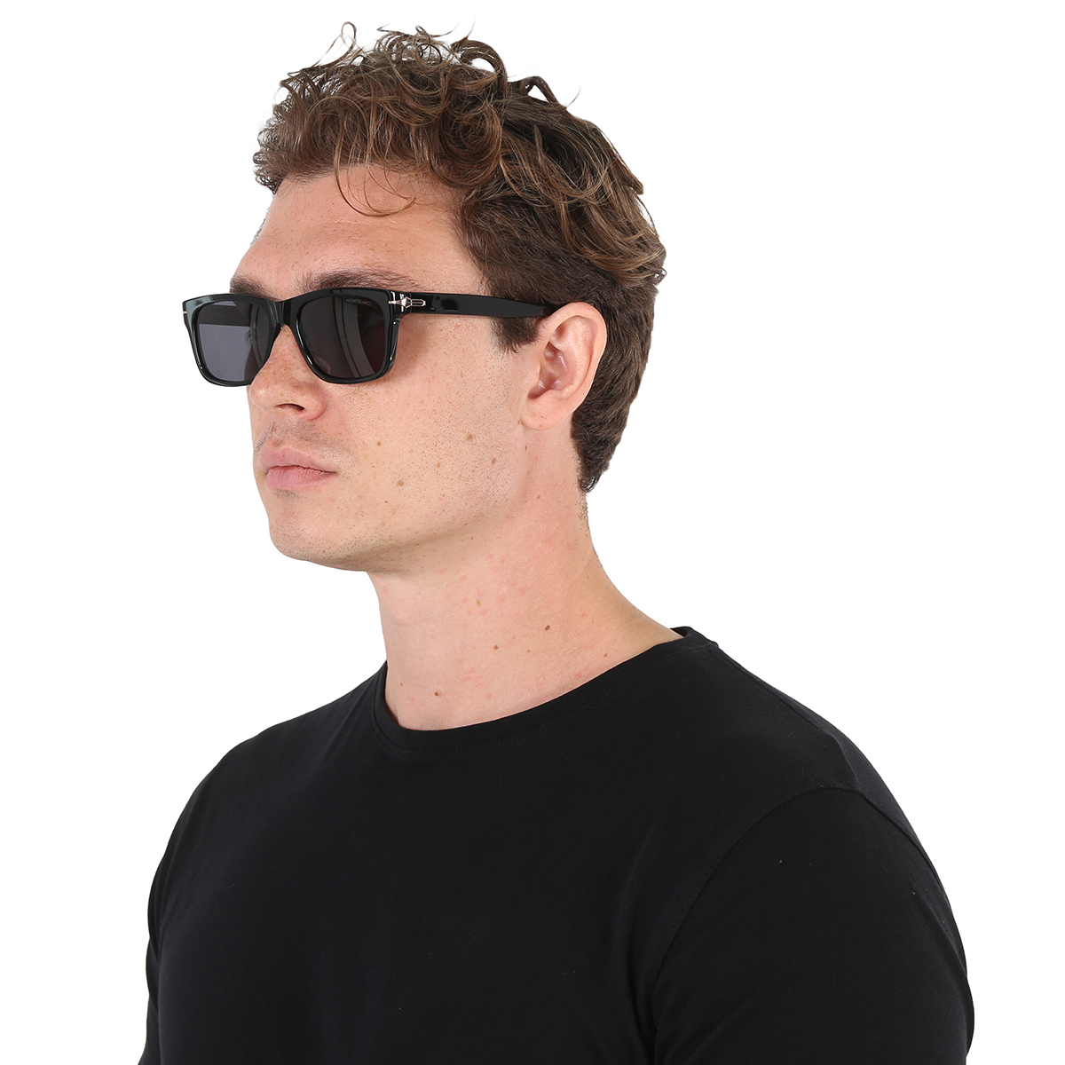 montblanc smoke square men's sunglasses mb0263s 001 54 montblanc smoke square men's sunglasses mb0263s 001 54