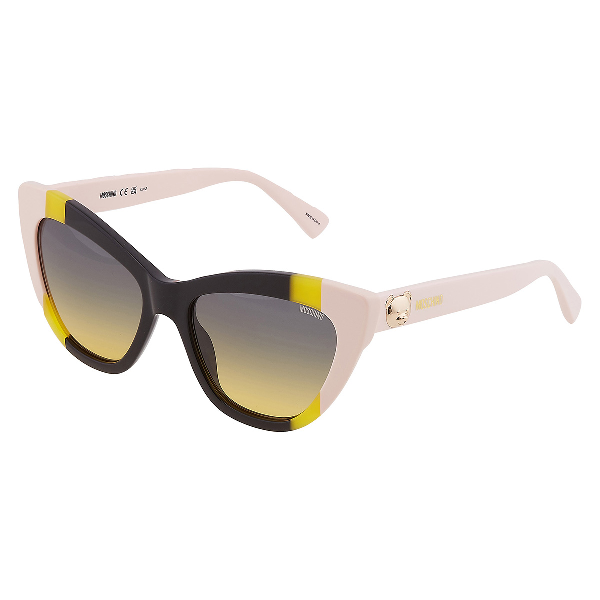moschino grey shaded green cat eye ladies sunglasses mos122/s 071c/je 53 moschino grey shaded green cat eye ladies sunglasses mos122/s 071c/je 53