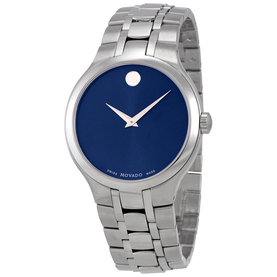 movado collection blue dial men's watch 0606369 movado collection blue dial men's watch 0606369