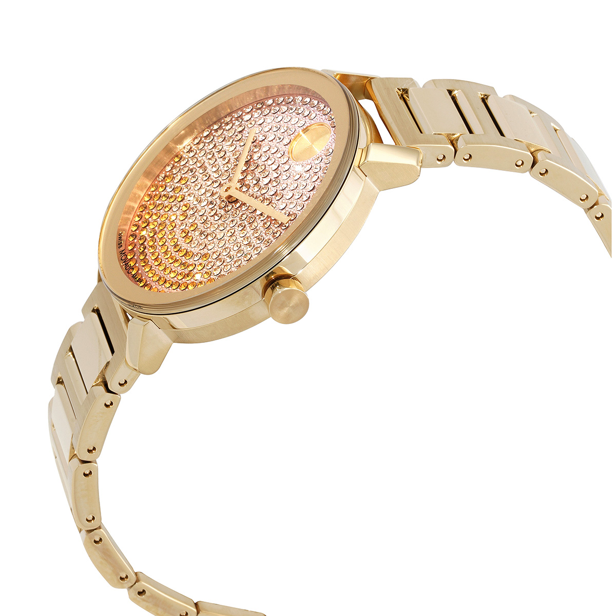 movado bold evolution quartz gold dial men's watch 3600931 movado bold evolution quartz gold dial men's watch 3600931