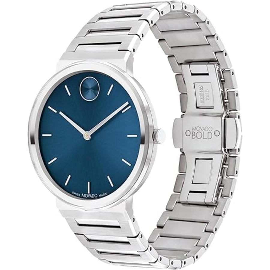 movado bold quartz blue dial men's watch 3601201 movado bold quartz blue dial men's watch 3601201