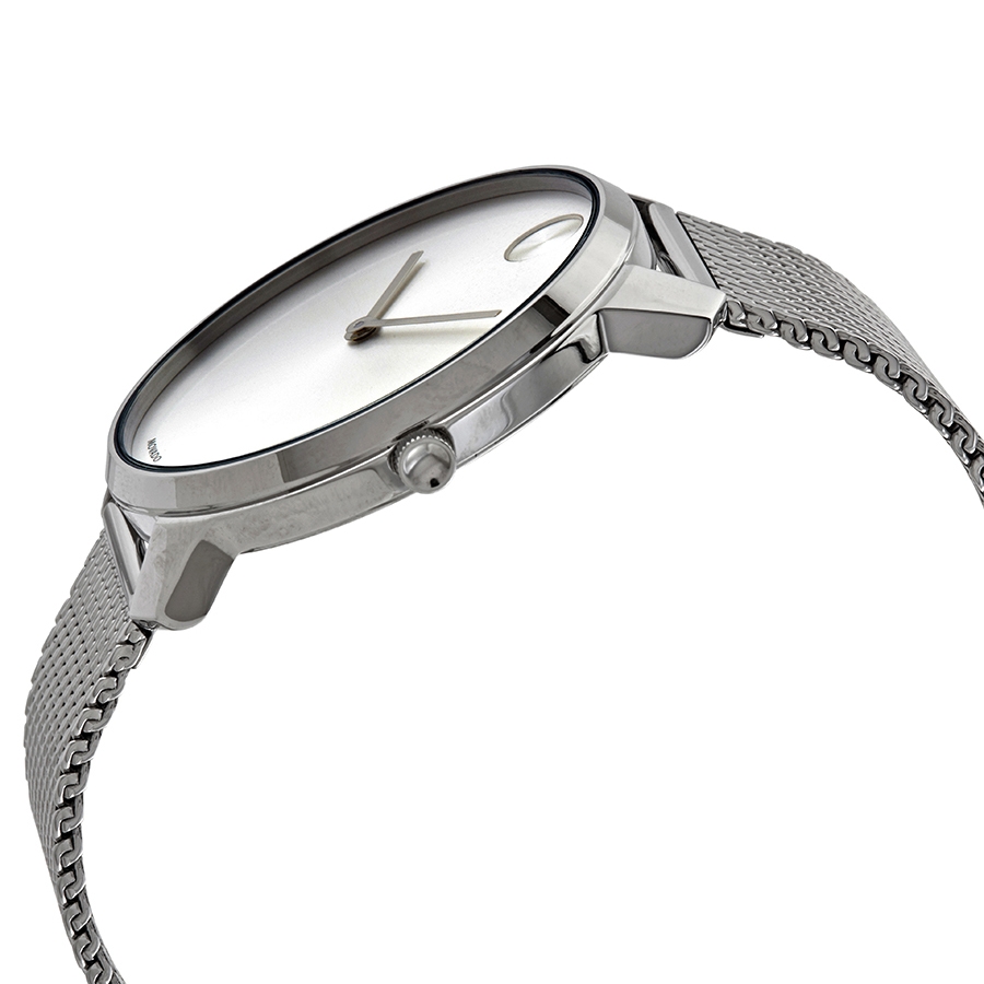 movado bold quartz silver dial stainless steel mesh men's watch 3600589 movado bold quartz silver dial stainless steel mesh men's watch 3600589