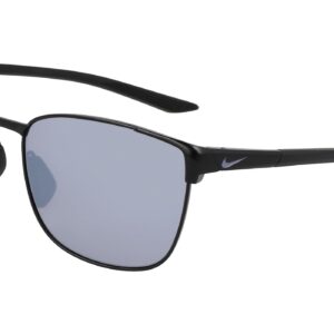 nike silver flash square men's sunglasses nike metal fusion fv2377 010 55