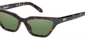 off white madison green cat eye ladies sunglasses oeri13b 6055 56