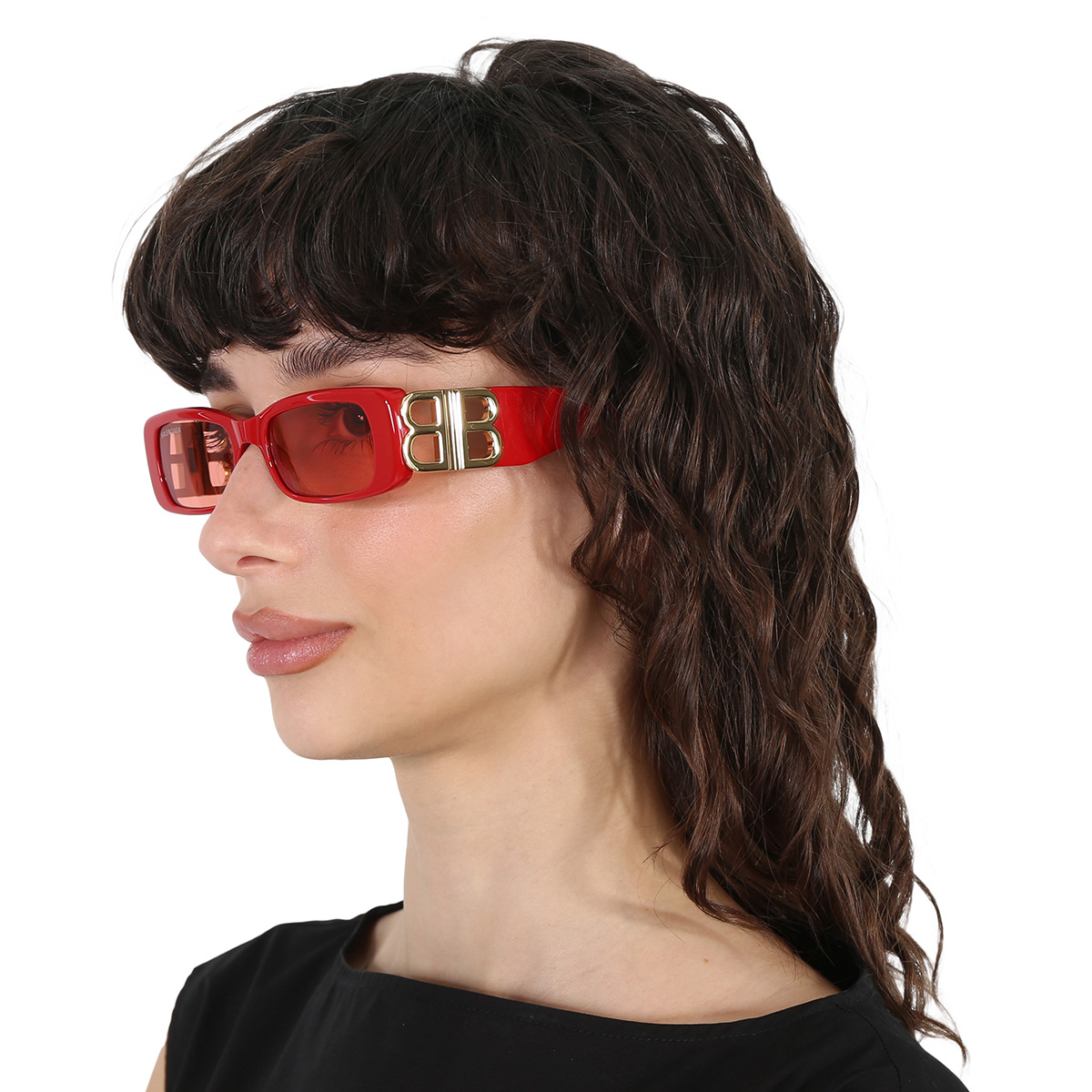 balenciaga open box balenciaga red rectangular ladies sunglasses bb0096s 003 51 balenciaga open box balenciaga red rectangular ladies sunglasses bb0096s 003 51