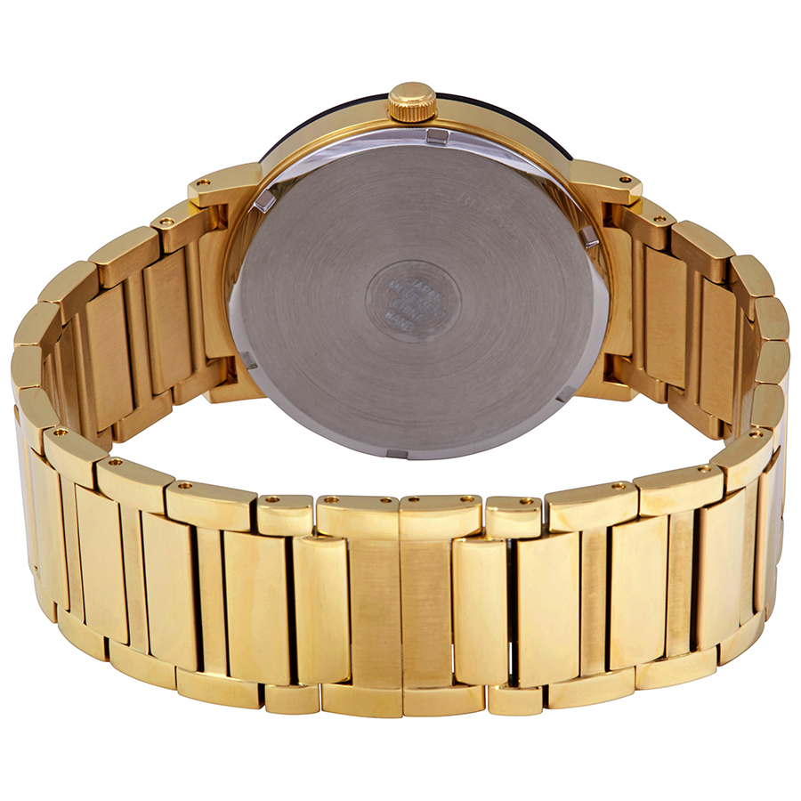 bulova open box bulova diamond black dial yellow gold tone men's watch 97d116 bulova open box bulova diamond black dial yellow gold tone men's watch 97d116