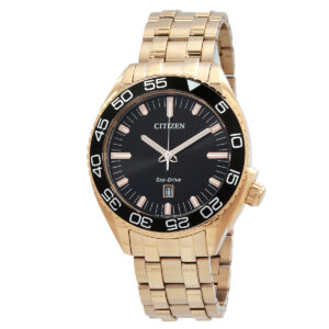citizen open box citizen carson eco drive black dial men's watch aw1773 55e