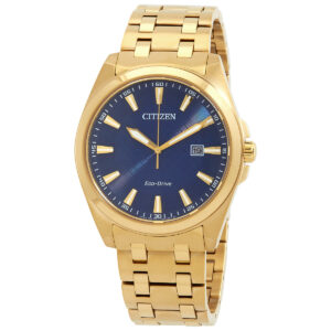 citizen open box citizen peyten eco drive blue dial men's watch bm7532 54l