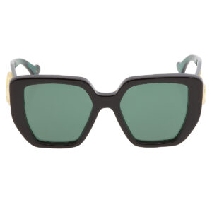 gucci open box gucci green geometric ladies sunglasses gg0956s 001 54