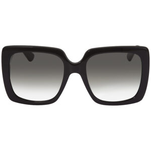 gucci open box gucci grey square ladies sunglasses gg0418s 001 54