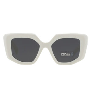prada open box prada dark grey irregular ladies sunglasses pr 14zs 1425s0 50