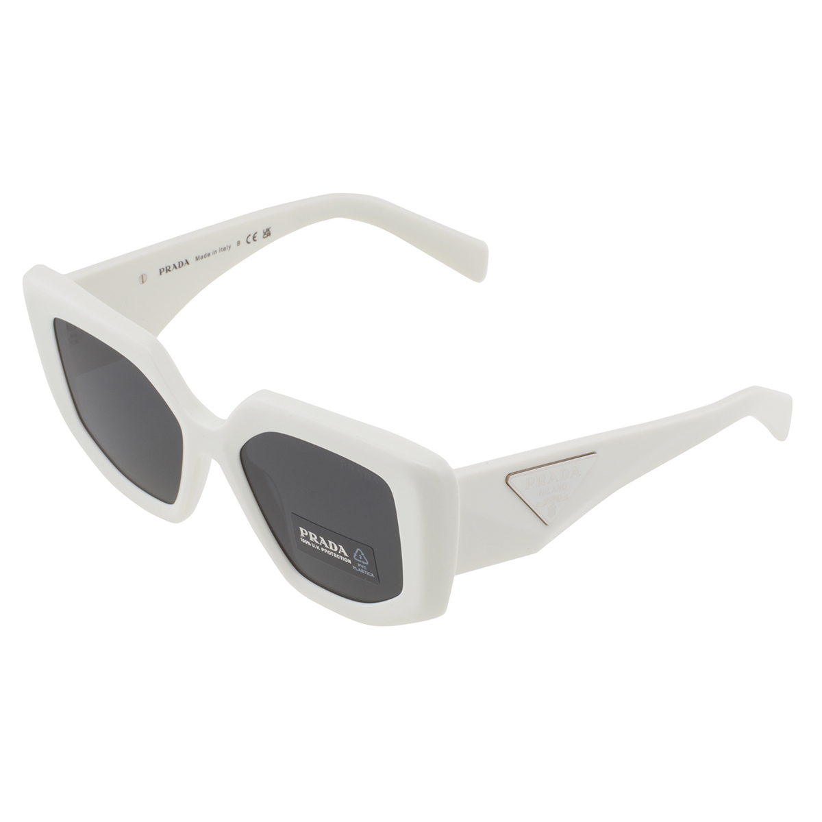 prada open box prada dark grey irregular ladies sunglasses pr 14zs 1425s0 50 prada open box prada dark grey irregular ladies sunglasses pr 14zs 1425s0 50