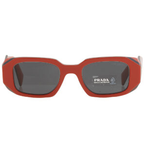 prada open box prada dark grey rectangular ladies sunglasses pr 17ws 12n5s0 49