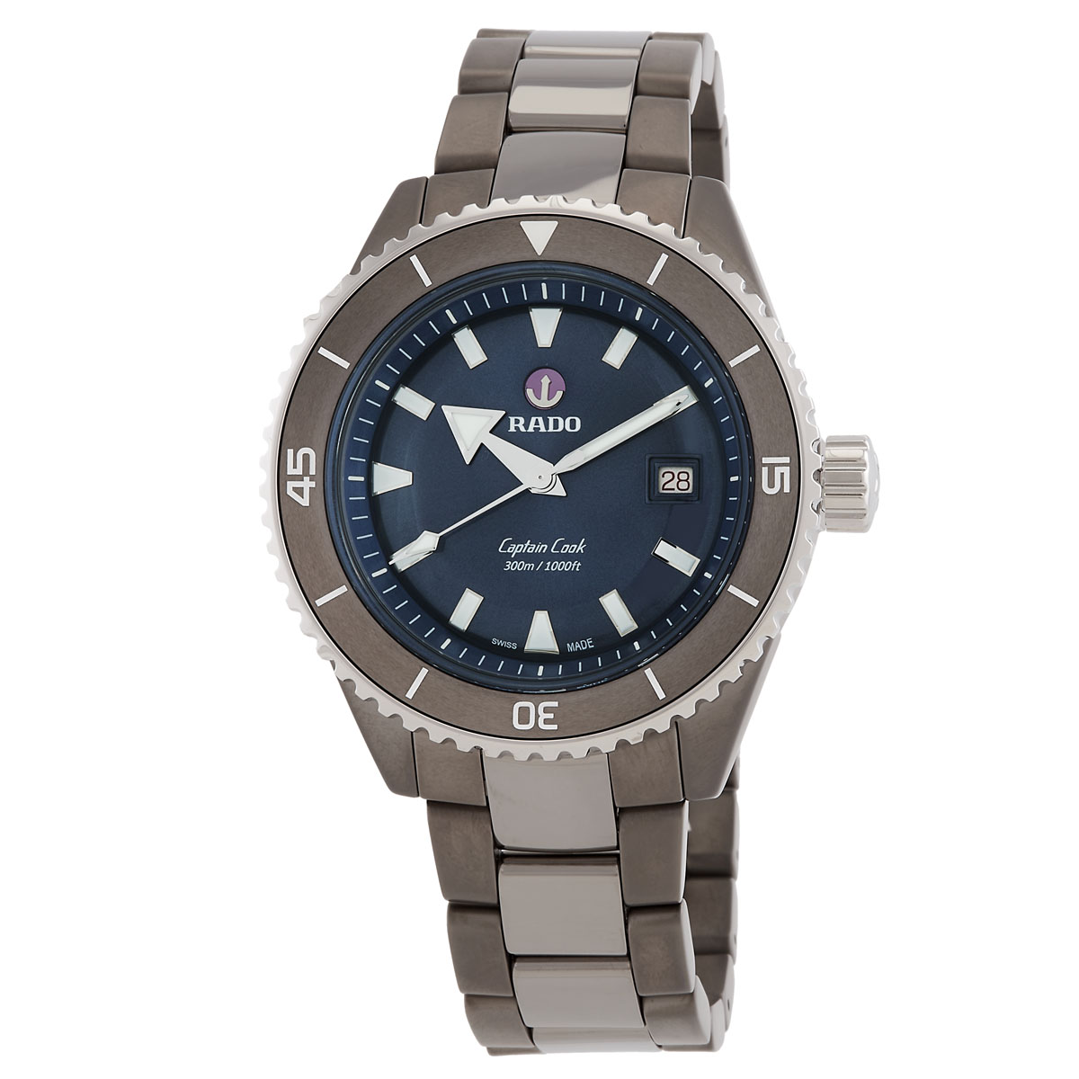 rado open box rado captain cook automatic blue dial men's watch r32144202 rado open box rado captain cook automatic blue dial men's watch r32144202