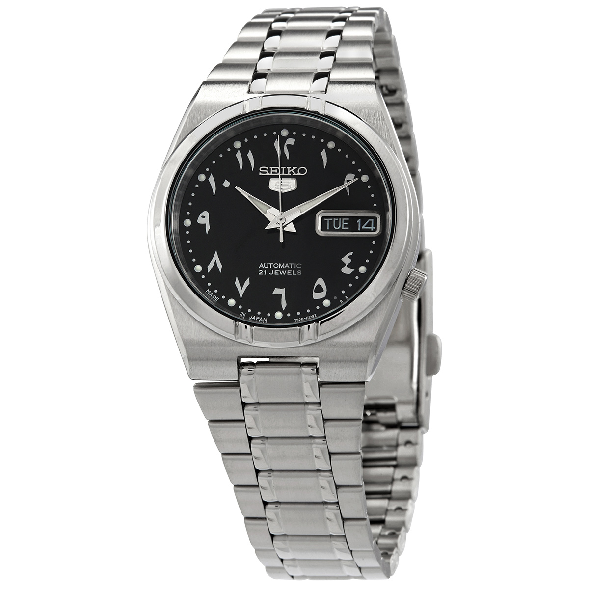 seiko open box seiko 5 automatic black arabic dial stainless steel men's watch snk063j5 seiko open box seiko 5 automatic black arabic dial stainless steel men's watch snk063j5