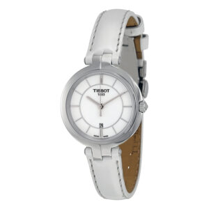 tissot open box tissot flamingo white dial ladies watch t0942101601100