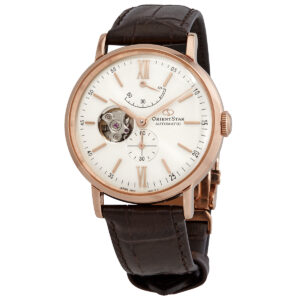orient orient star automatic white dial men's watch re av0001s00b