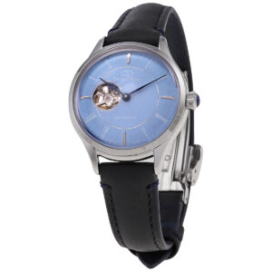 orient star automatic blue skeleton dial ladies watch re nd0012l00b