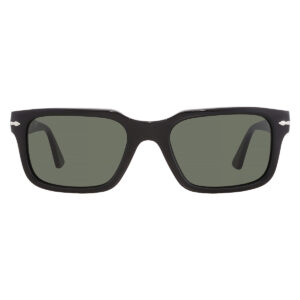 persol green rectangular men's sunglasses po3272s 95/31 53