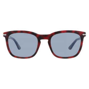 persol light blue square men's sunglasses po3193s 110056 55